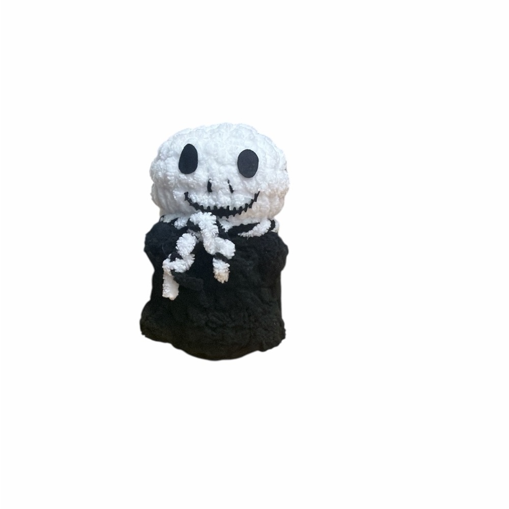Black and White Plush Toy